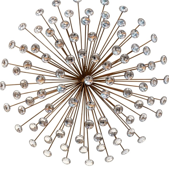 Bronze sunburst wall decor - Picture 3 of 6